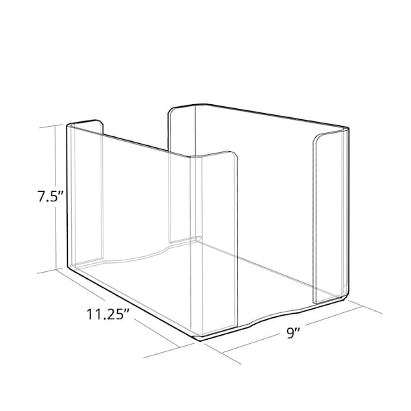 Clear 3/16 Thick Acrylic Paper Ream Holder